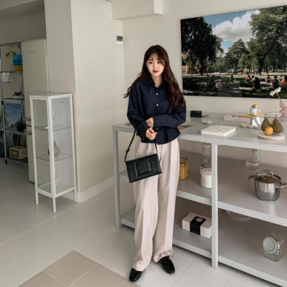 New Arrivals Open Run Women Oversized Plain Daily Office Shirt