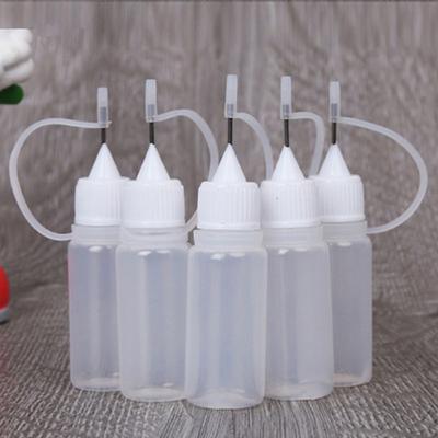 10 Stück 10 ml leere Flasche mit Nadelspitze, Lösungsmittel, Tropffüller für E-Zigaretten, flüssige Farben, ätherisches Öl