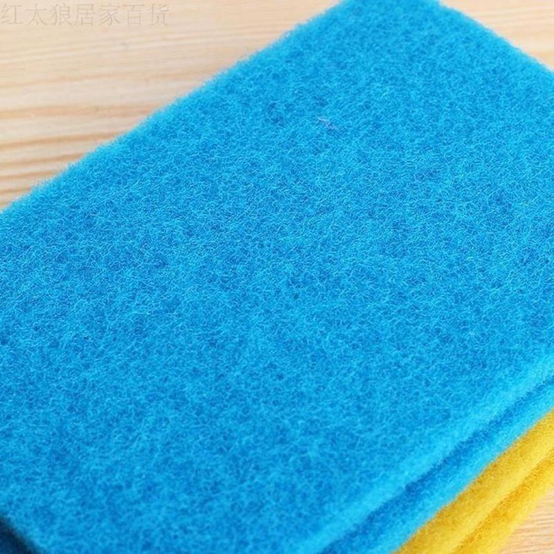 New 10pcs Scouring Pads Cleaning Cloth Dish Towel Colorful Home Scour Scrub