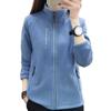 Jacket Fleece Women's Casual Fleece Stand-up Collar Thickened Cardigan Sports Outdoor Warm Sweater