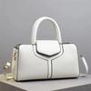 Fashionable Ladies Handbag Soft Pu Leather Zipper Closure Shoulder Bag Essential for Commuting Mothers Day Gift
