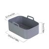 Reusable Air FryersSilicone Pot Square Liners Silicone Baking Tray Kitchen Tool