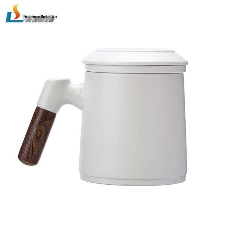 Shouli Zhanshen Ceramic Tea Mug with Infuser and Lid