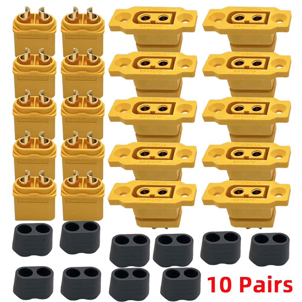 Amass XT60E-F XT60E Female Plug XT60H Male Bullet Connector Plug Adapter For RC FPV Lipo Battery RC Quadcopter XT60E Female Plug