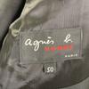 agnes b. MZ26TM58 OF361839 Black Wool Chesterfield Coat Coat 50 blackUsed