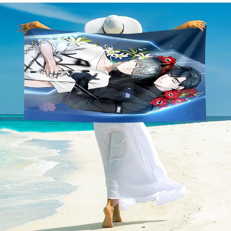 1pc Galaxy Friends Adventure beach towel,quick drying absorbent beach towel,outdoor sports swimming beach towel,Soft and comfortable Y73011