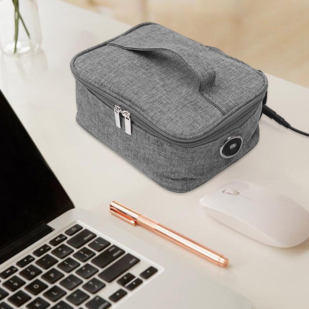 USB Rechargeable Waterproof Electric Lunch Bag Food Heater Warmer Portable Lunch Warmer 3 Heat Levels Electric Thermal Lunch Bag