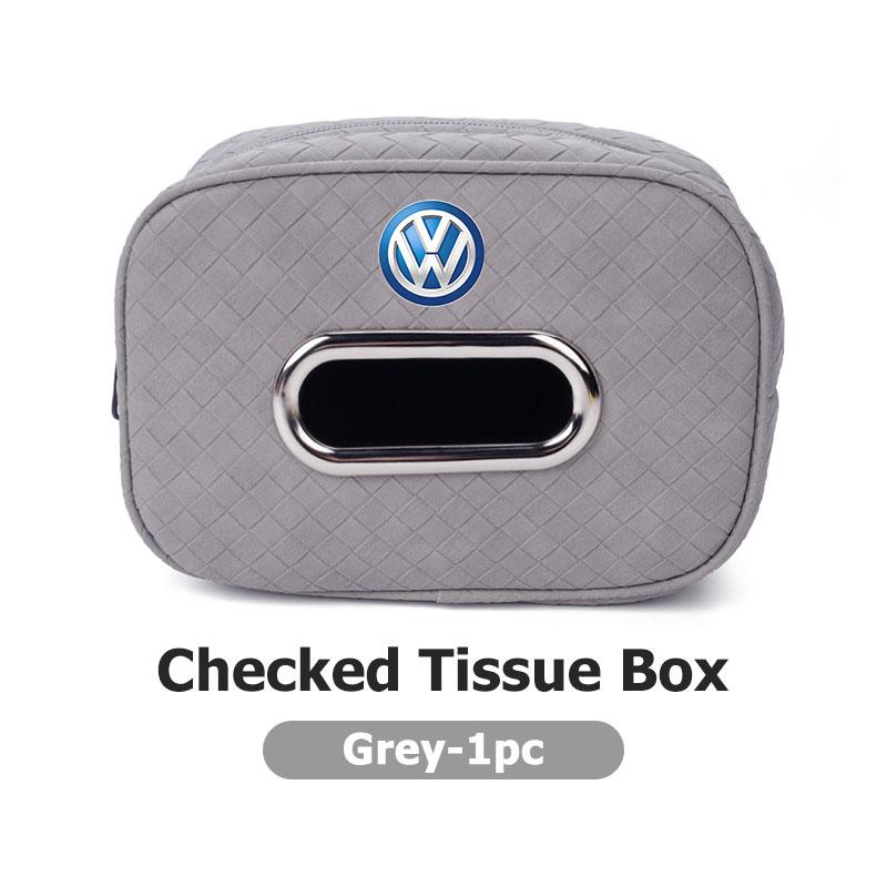 2026 saf7Car Paper Storage Bag Headrest Decor Backrest Tissue Box For Volkswagen VW Polo Jetta Sagitar Magotan Passat B5 B6 B7 CC Tiguan