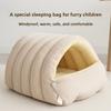 Warm Thick Winter Plush Cat Bed Soft Comfortable Pet House Sleeping Cave for Kittens And Cats Cozy Cave Style