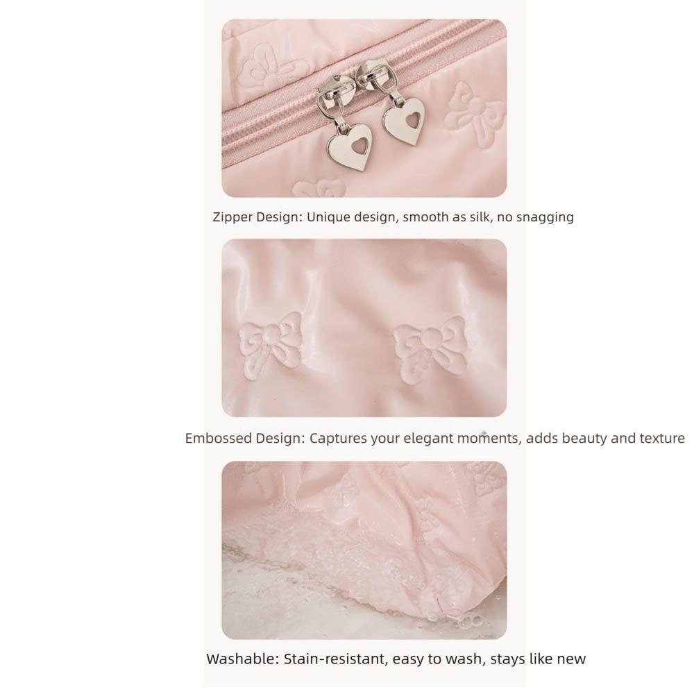 Square Women  Makeup Bag Waterproof Cosmetics  Storage Bag Portable Travel Washroom Bag  Bathroom