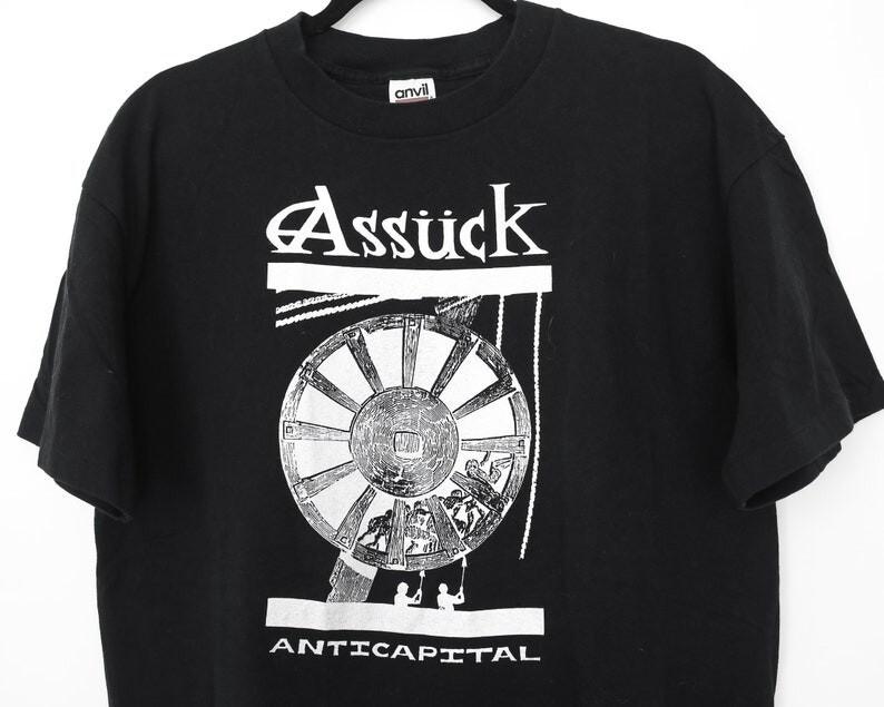 90s ASSUCK Grindcore Metal unisex shirt full sizes Unisex T-Shirt XL