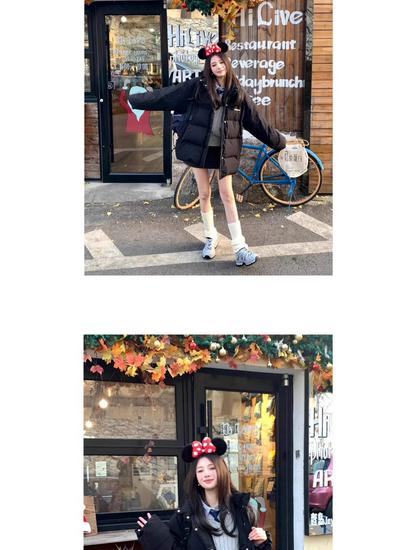 2026 Spring/Autumn High-End Gray Wool Blend Slimming A-Line High-Waisted Midi Skirt - Korean Style for Women