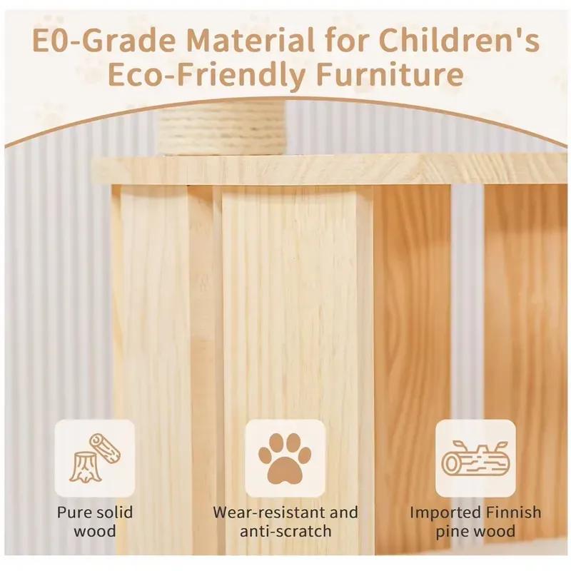 Best Selling Classic Wooden Cat Furniture for Indoor Use Climbing Frame Cat Tree Scratcher Tower Eco Friendly Durable
