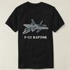 USA Army F22 Raptor Fighter Jet Unisex TShirt Short Sleeve Casual 100 Cotton ONeck Summer Tees