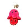 Octopus Cartoon Plush Keychain - Cute Backpack Ornament