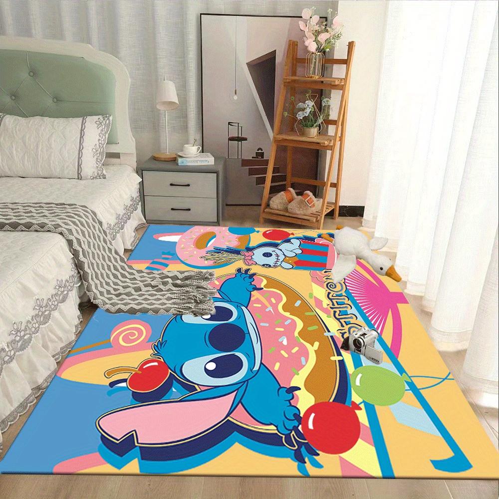 1 pezzo Lilo e Stitch-(16)_01 Tappeto Area Tappeto, Camera da Letto e Sala Giochi Durevole, Resistente alle Macchie e Facile Da Pulire, Soggiorno