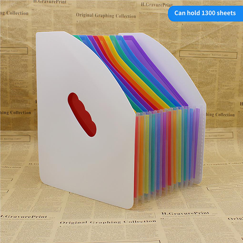 Aktenordner Schutz Klassifizierung Selbsttragende Aufbewahrungsbox Schüler Schulpapier Wasserdichter Kunststoffbehälter Büro