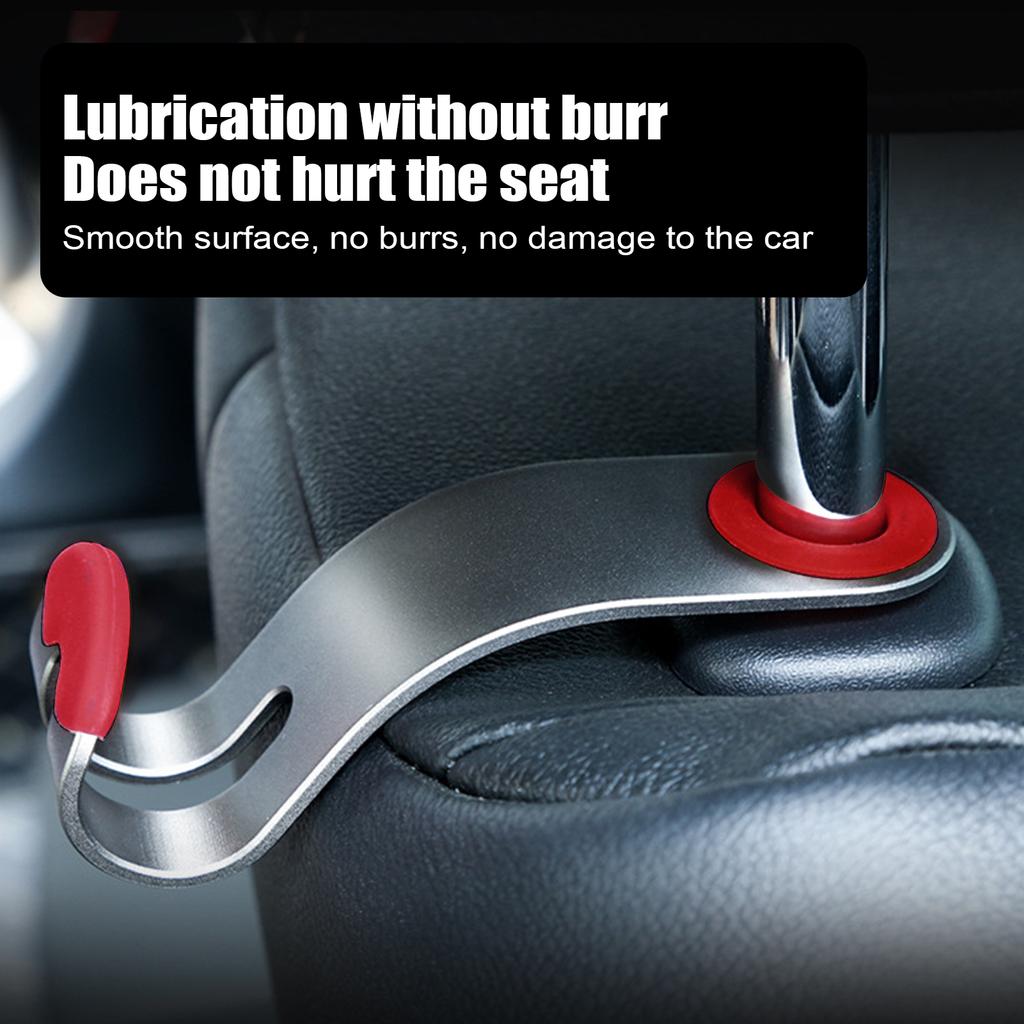 2ks Autosedačka Hlavová opěrka Hák Úložný organizér Držák na peněženku do auta