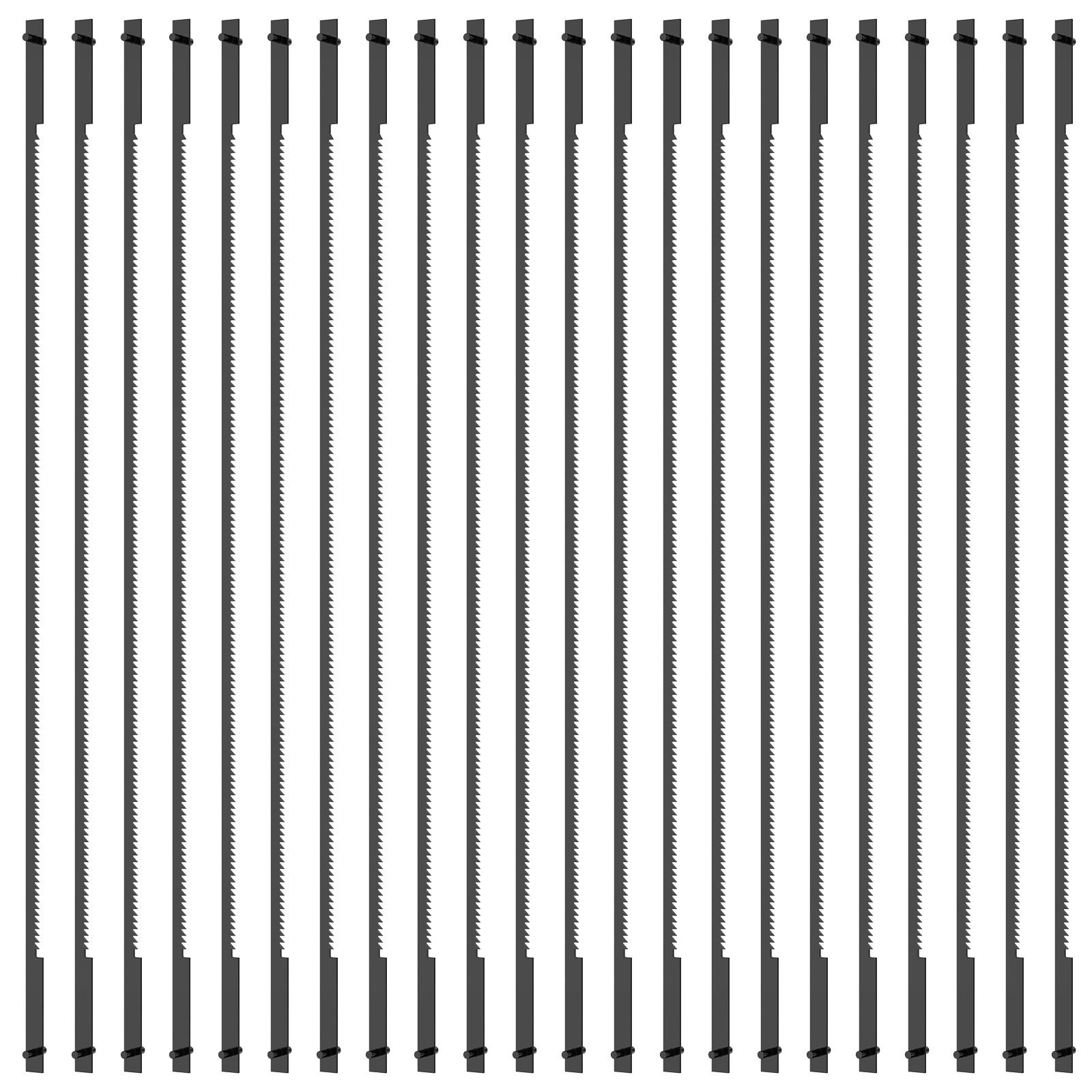 

6-1/2-дюймовые лезвия для лобзика 24TPI из высокоуглеродистой стали, лезвия для резки штифтового конца, для резки дерева, пластика, металла