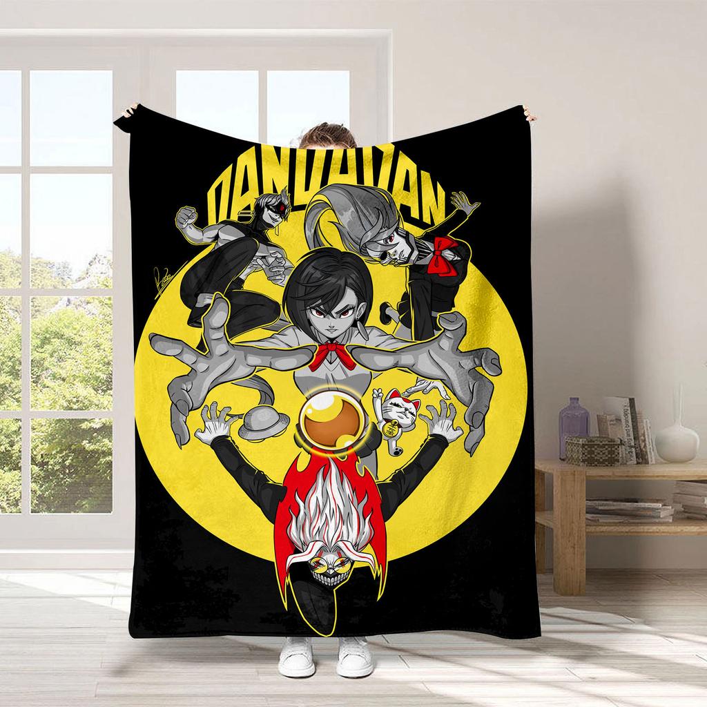 DAN-DA-DAN Blanket Anime Throw Soft Rug Enough Sofa Camping Home Decoration King Size Gift For Fans Warm Fluffy Winter Blanket