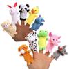 Cute Baby Toys Cartoon Animal Hand Finger Puppets Pretend Play Plush Dolls Parent-child Game Props for Kids Girls Funny Gift