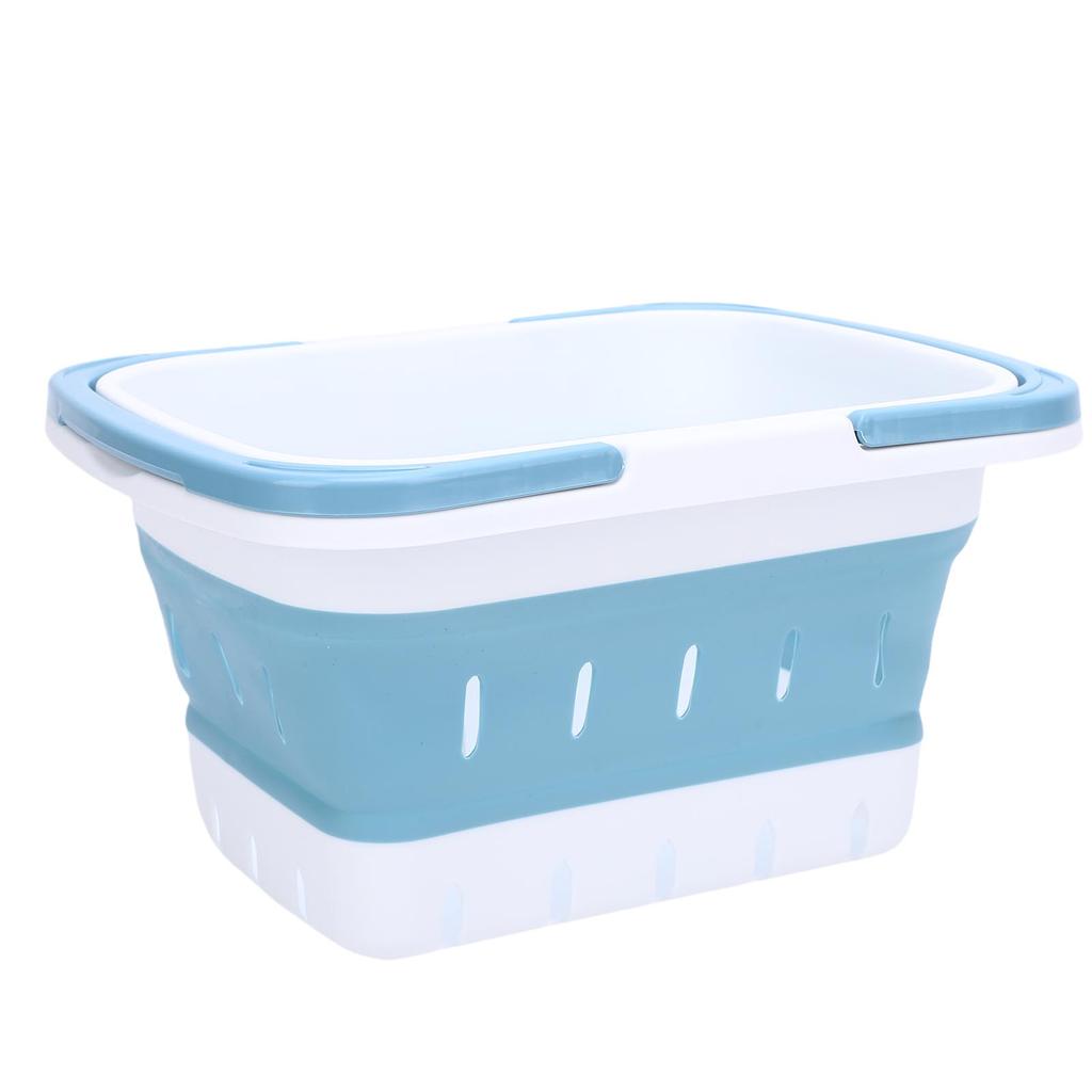 Foldable Bath Toy Storage Organizer Hollow Quick Drain Drying Bathtub Toy Storage Basket for