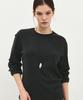 ROUGH SIDE WHITE LABEL Comfy Stripe Long Sleeve Charcoal