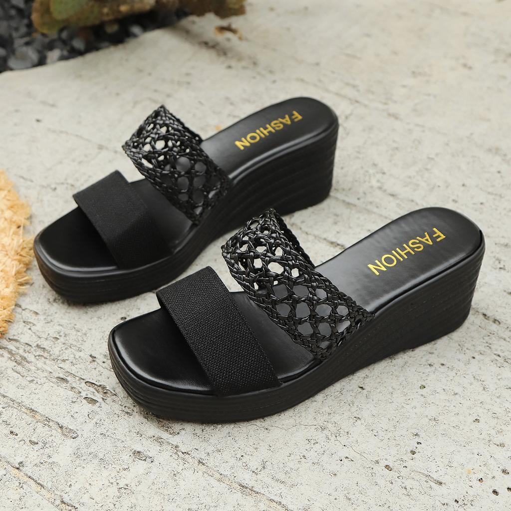 Summer Anti-slip Wedge Sandals Women New Summer Slippers Roman Sandals Bottom Casual Beach Shoes Women Sandals Women