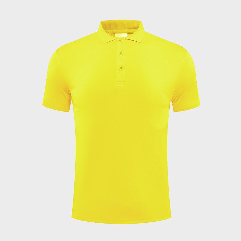 Custom Quick-Dry Lapel Polo Shirt - Short Sleeve, Solid Color, Perfect for Workwear and Summer Sports