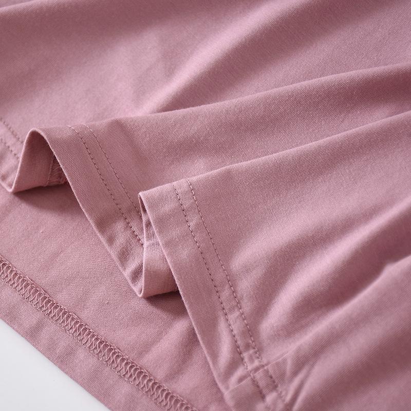 Весняно-літня жіноча модальна піжама з двох предметів: футболка з коротким рукавом та штани. Барвистий великий розмір. Повсякденний комплект для дому.