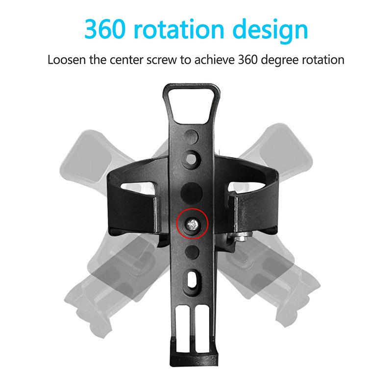 1Pc Bicycle Holder Water Bottle Cage Adjusted Fixed S-Eat Tool Free Folding Bikes Hanging Parts Plastic Quick Detachable