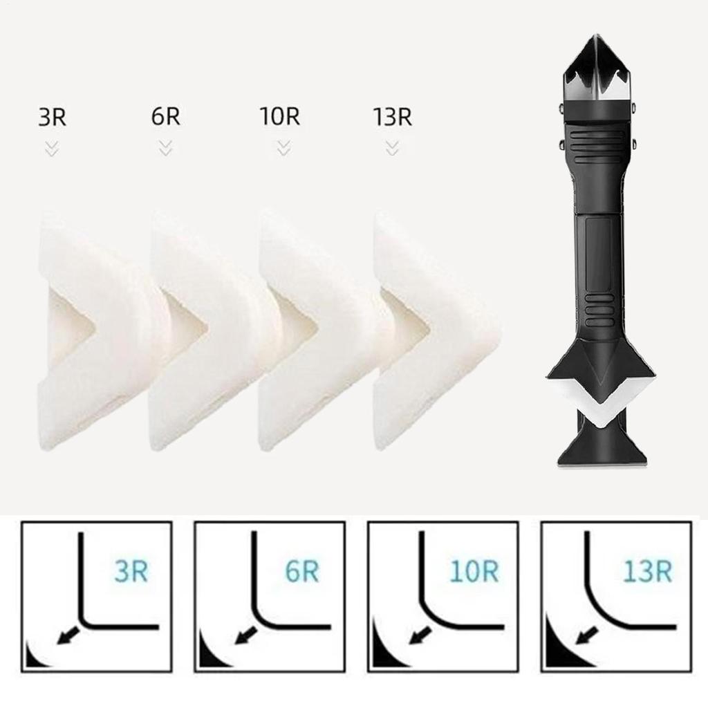 Kit voor het afwerken van kit Gladmakende muur vloer Restlijm spatel Kitgereedschap Draagbaar toilet Baksteen plint Applicator