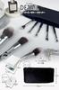 Frepice Makeup Brushes [Set of 8] Powder Brush, Cheek Brush, Makeup Brush Pouch, Makeup/Black Ice