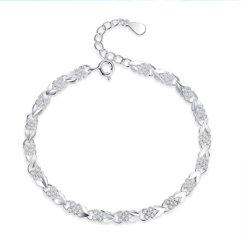 Four-leaf Clover Love Bracelet Girl Birthday Gift Hand Jewelry