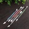Tool Nail Art Pen Emboss Dotting Sculpture Pen Painting Brushes Silicone Nail Brush Carving Pen