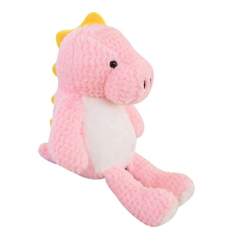 Green small-eyed dinosaur doll sleeping pillow plush doll men and women children birthday gift super soft hug sleeping doll