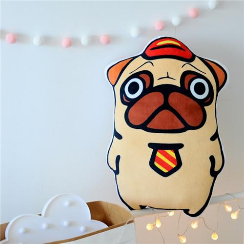 50cm Cartoon Animal Dog Plush Pillow Stuffed Cute Bulldog And Sharpei Dog Plush Doll Sofa Pillow Cus
