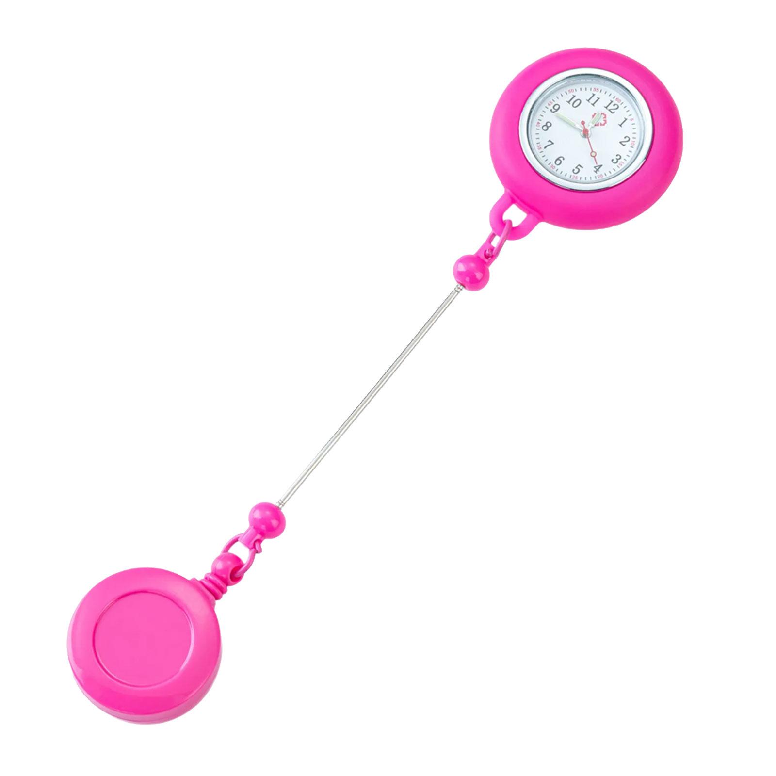 

Бейдж-холдер с бусинами, с клипсой для ремня, выдвижной бейдж-ролик, светящиеся часы для медсестры, врача, студента, учителя 10