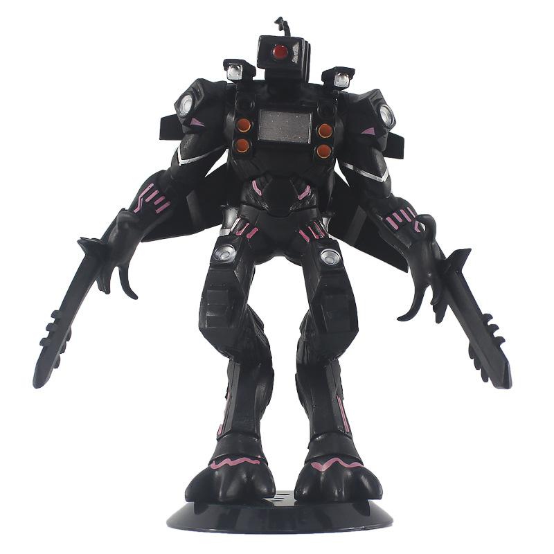 Anime Skibidi Toilet Man Titan Clockman Figur Spielzeug für Kinder Erwachsene Geburtstagsgeschenk Figur Sammlung Puppe