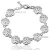 Silver Rose West Lake Necklace & Bracelet Set for Women