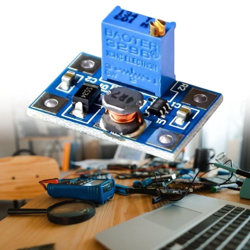 High Efficiency DCBoost Module SX1308 with Wide Input Ranges Perfect for DIY Projects and Electronic Engineers