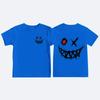 T-shirt Imprimé à Motifs Thème Sombre pour Enfants Été Coton Pur Manches Courtes Hauts Décontractés Cadeaux Garçons et Filles