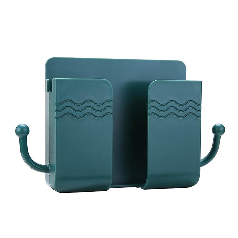 

Настенный ящик для хранения, чехол с дистанционным управлением, штекер для телефона, держатель для зарядки, стойка green