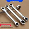Dual-Ended Ratchet Wrench: Multifunctional, Labor-Saving, Forward/Reverse Rotation Tool