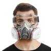Puda 410 Industrial Gas Mask - Anti-Organic Vapor, Chemical, Spray Paint, and Dust Protection (6200 Model)