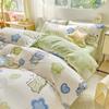 Bedding Four-piece Set, Cotton Pure Cotton Floral Quilt Cover, Bed Sheet Dormitory Three-piece Set