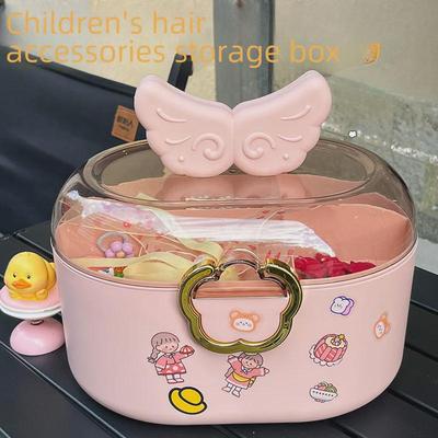 Scatola di Gioielli e Accessori per Capelli a Cartoni Animati di Principesse per Bambine