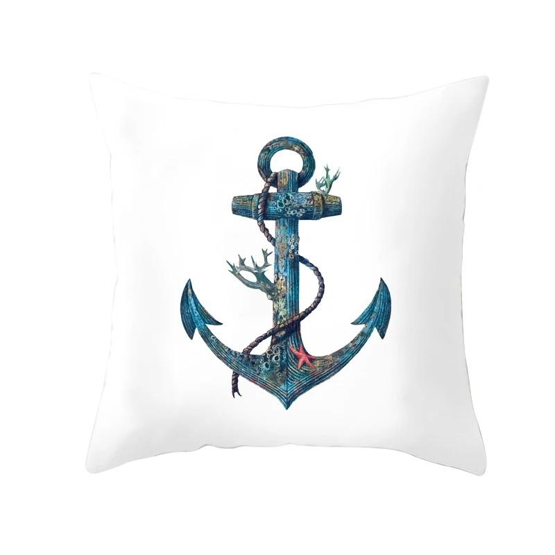 Mermaid sea ghost seahorse octopus print pillowcase ocean theme pillowcase living room sofa cushion cover room home decoration