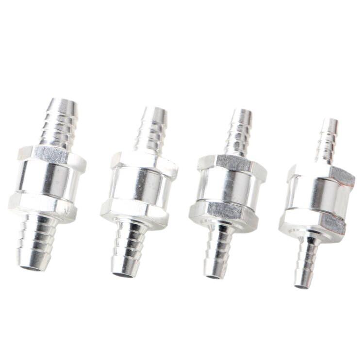 Aluminiumlegering Eénrichtingsbrandstofterugslagklep voor Auto's en Boten (6/8/10/12mm)