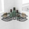 Iron Corner Organizing Stand No Drilling Toiletry Storage Bathroom Kitchen Bedroom Living Room